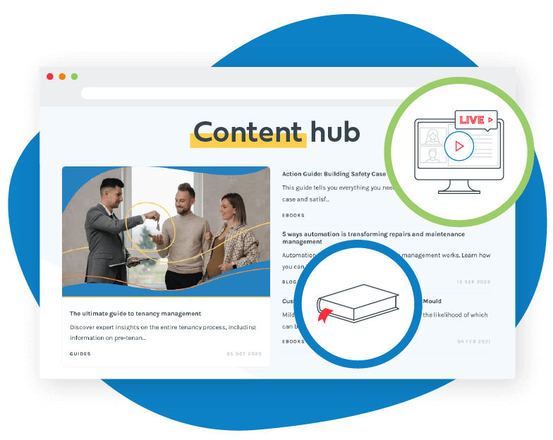 Content hub CTA_blob