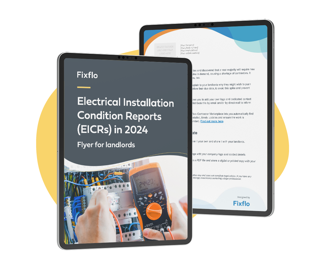 Persuade your landlords to arrange EICRs this year with our customisable flyer.
